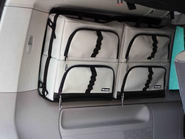 Felleisen Packtaschen Multivan in Grey&Black - 2er Set für Fahrer- ODER Beifahrerseite